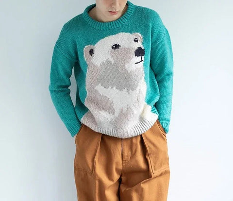 Color Works 東海えりかの編み込みニット by Erika Tokai