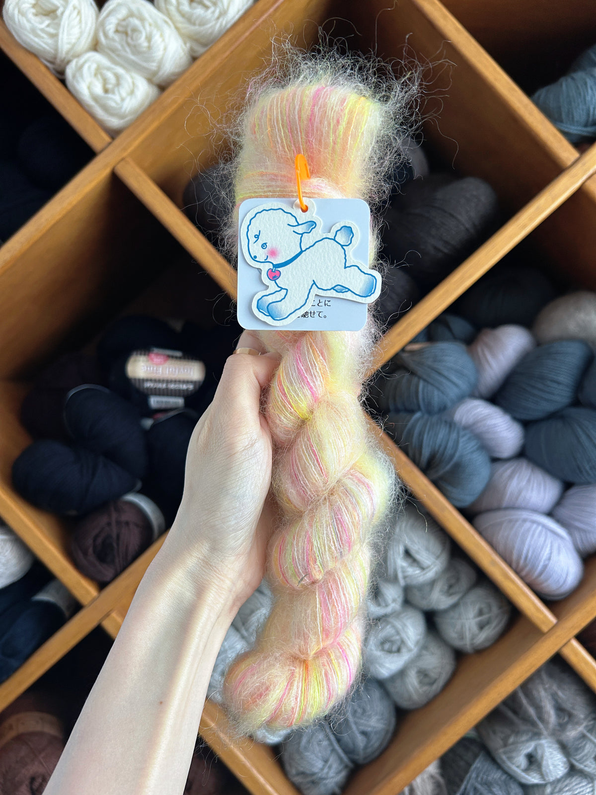 NAAZ ナアズ 手染め毛糸 (Yarn's Journey NAAZ) - Explosive Cat Punch! Mohair