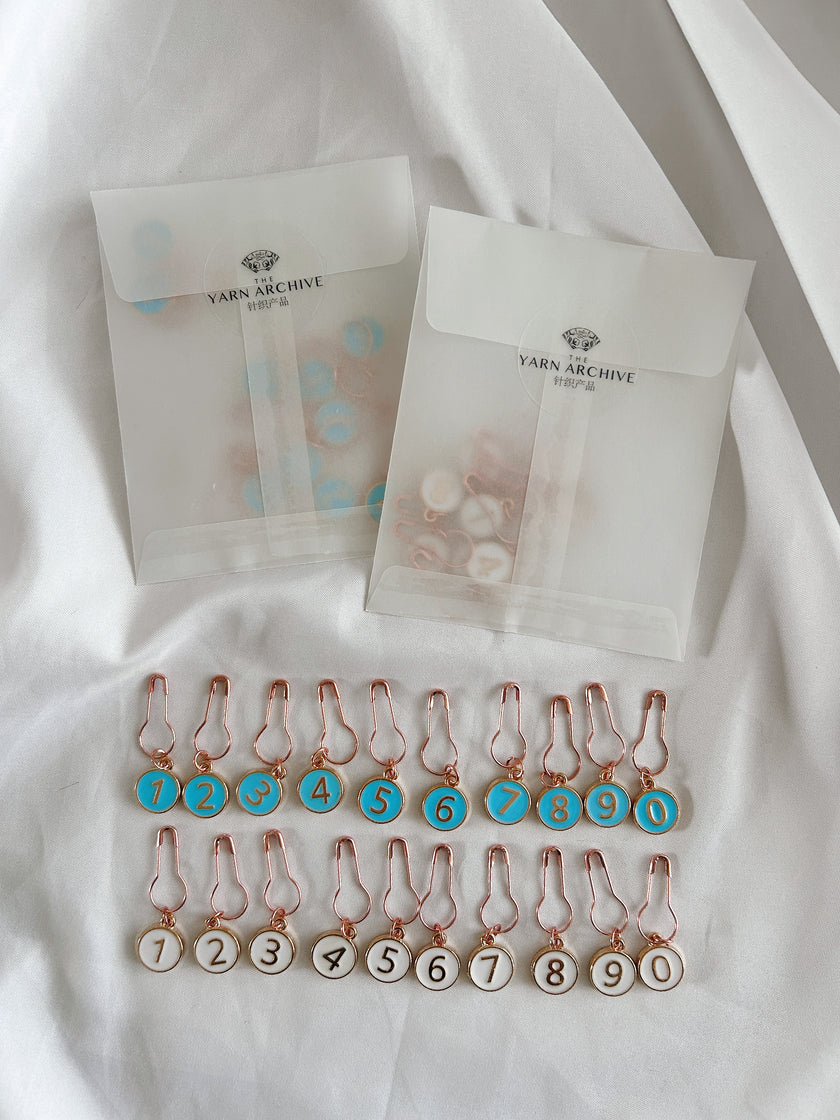 Numbered Stitch Markers