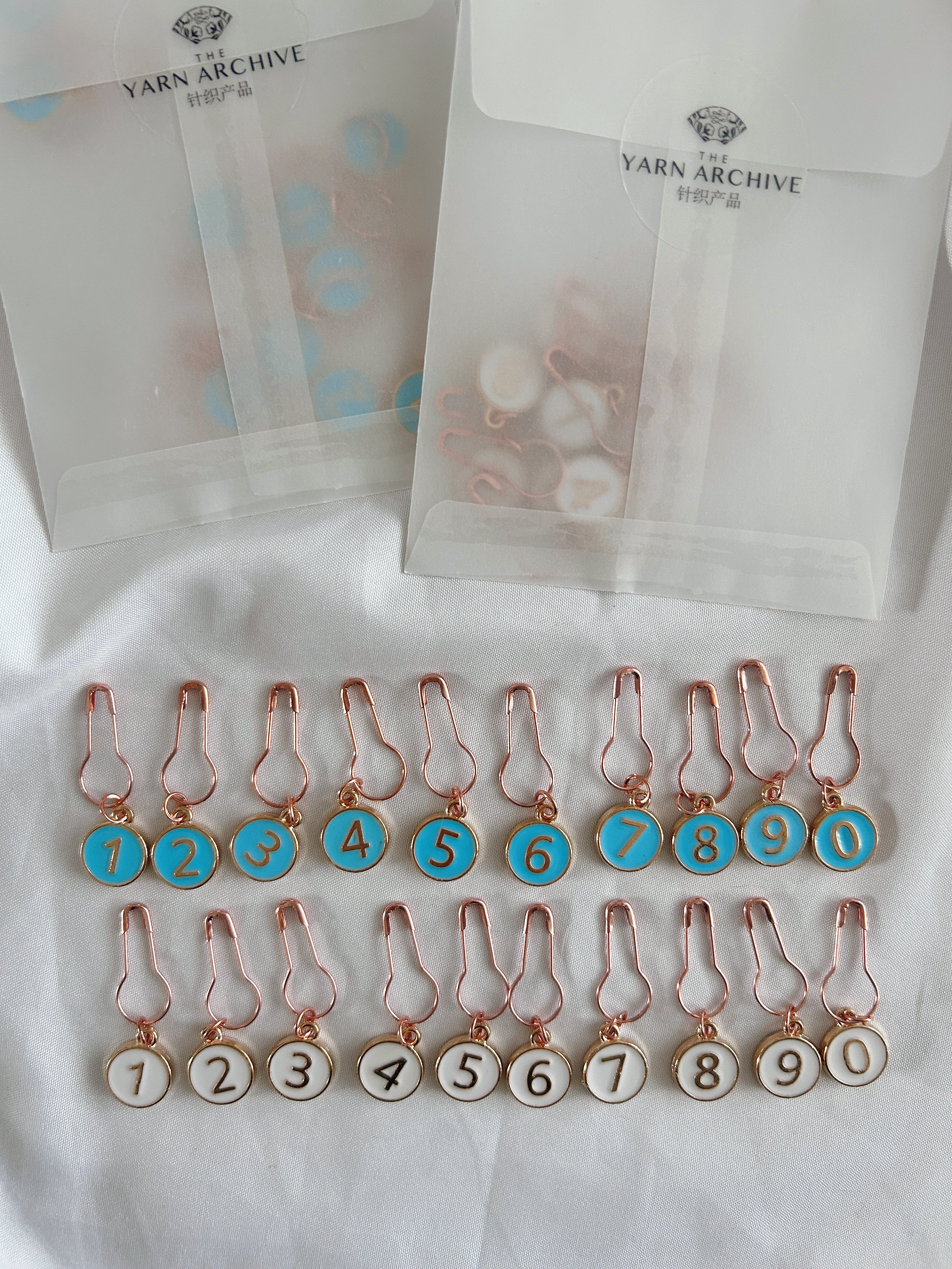 Numbered Stitch Markers