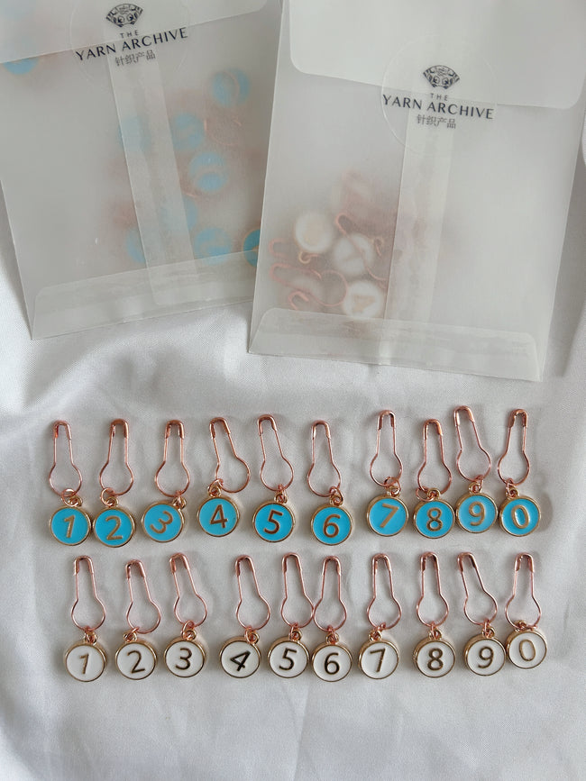Numbered Stitch Markers