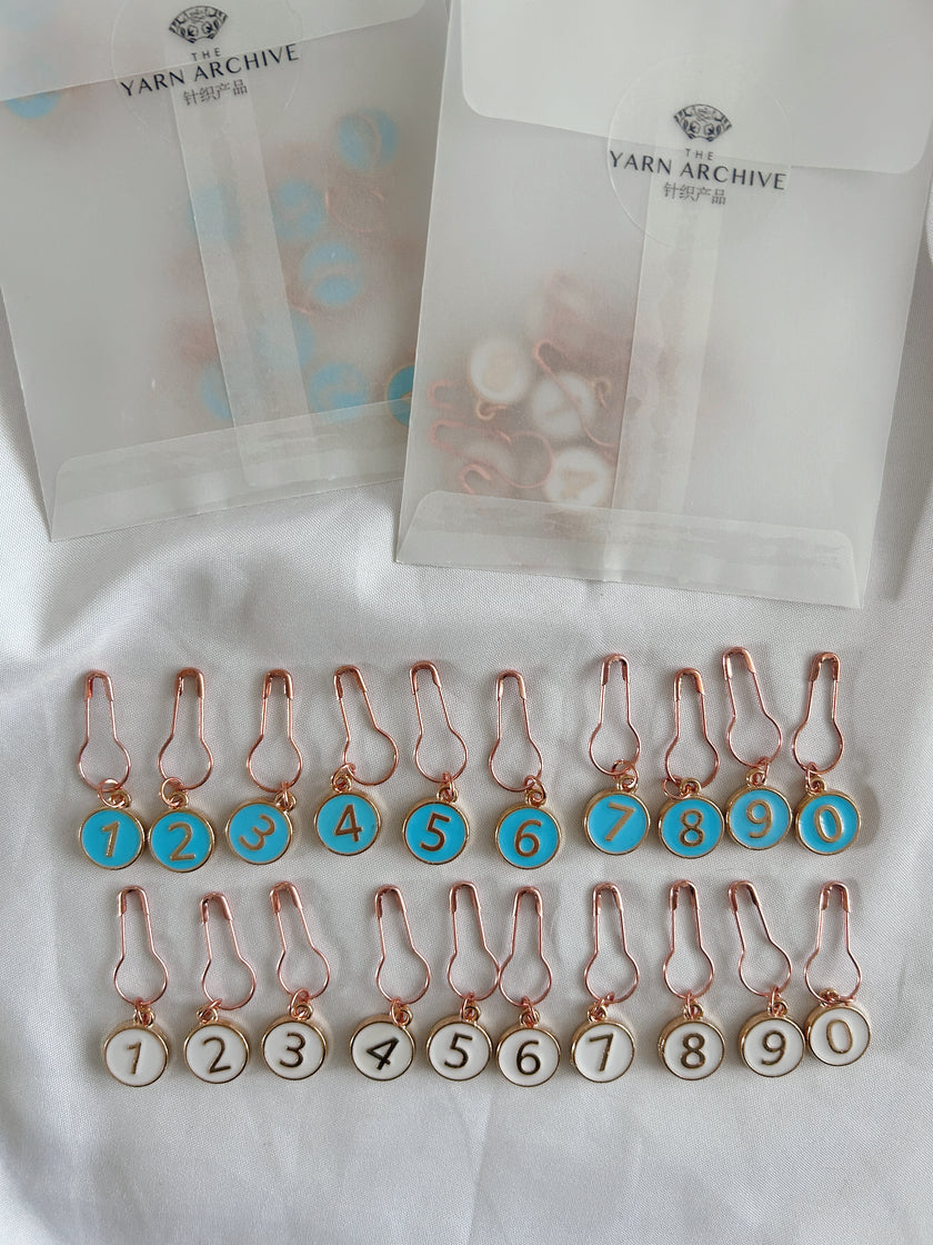 Numbered Stitch Markers